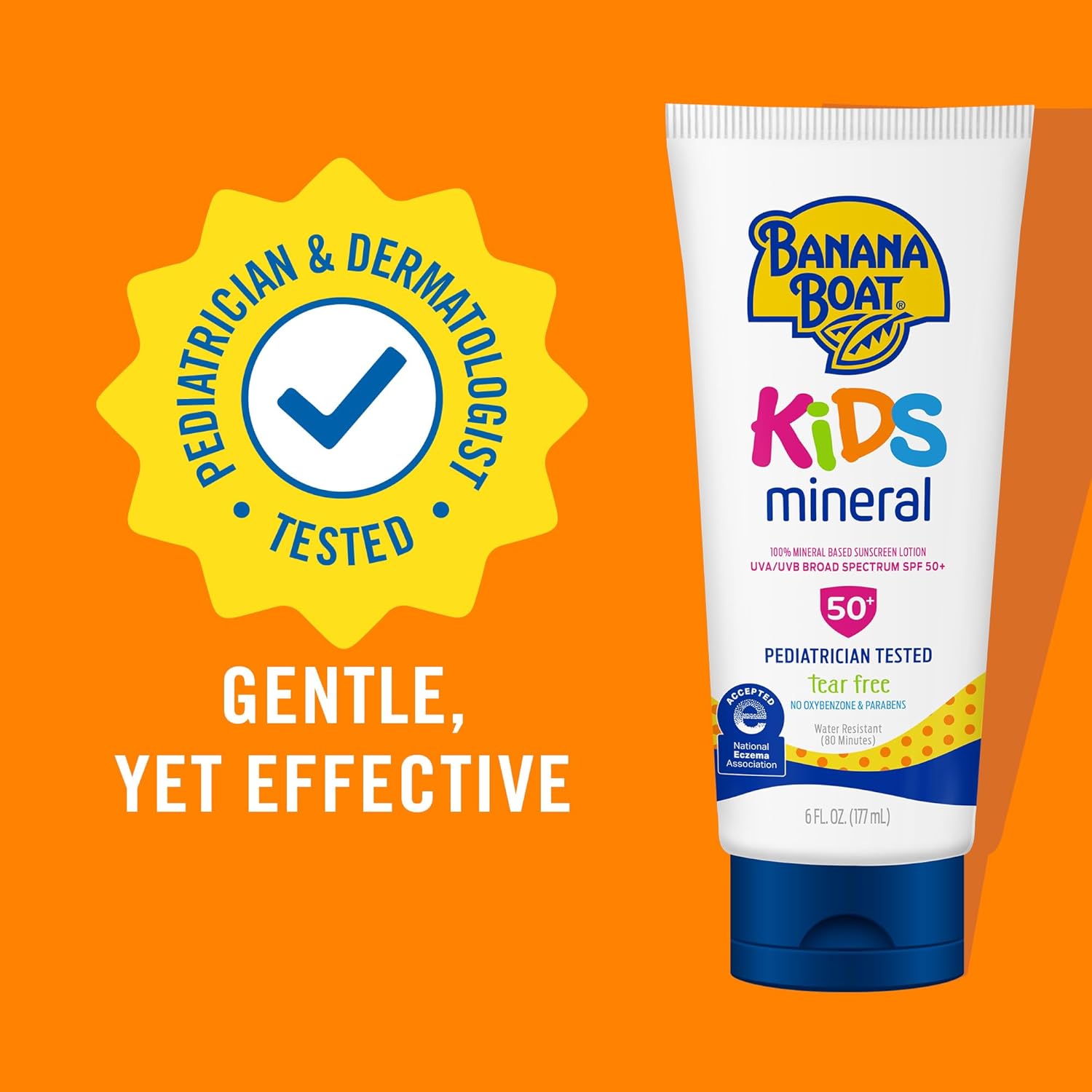 Banana Boat 100% Mineral Kids Sunscreen Lotion SPF 50
